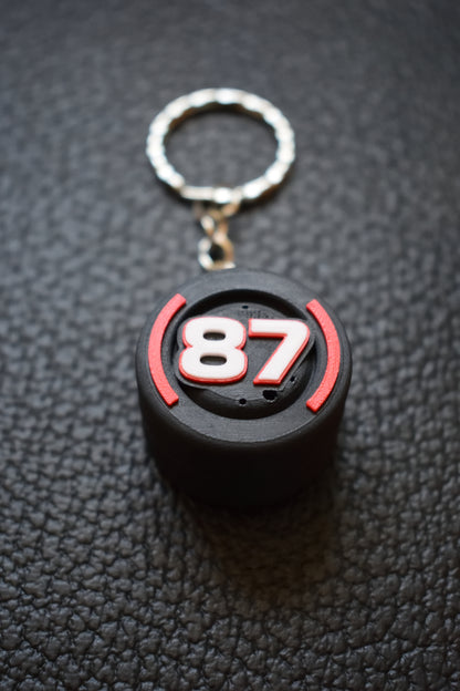Ollie Bearman #87 | Keychain